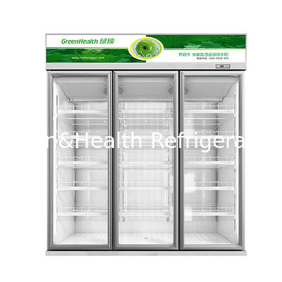 Commercial Silver Overhead Unit Beverage/Liquor Refrigerated Storage Display Freezer