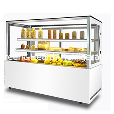 Stainless Steel Glass Material Multi-Layer Cake Refrigeration Display And Storage Freezer