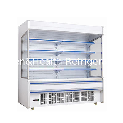 Multi Color Customized Right Angle Open Storage Refrigerated Cabinet For Goods