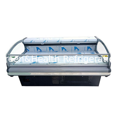 Horizontal High-End European Design Fresh Meat Refrigerated Storage Display Freezer