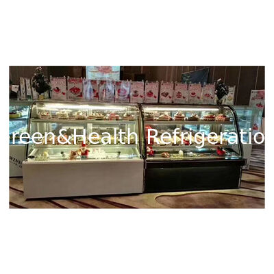 Commercial Right Angle Glass High-End Cake Refrigerated Storage Display Fridge