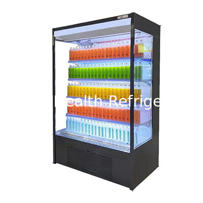 Open Style Display Refrigerator with 2~8°C Temperature Range LED Light and Remote System for Supermarkets