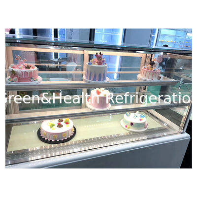The Cake Cabinet Three-Layer Shelves Fashionable High-End Cake Refrigeration Display Freezer