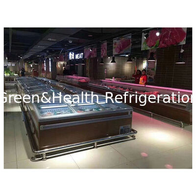 High Quality Supermarket Storage Frozen Goods Refrigeration Island Freezer