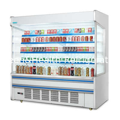 Embraco Compressor Multideck Open Cooler For Hypermarket / Restaurant
