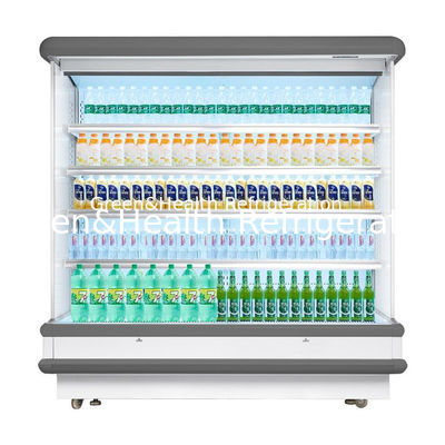 2m Supermarket Fruits Showcase Multideck Open Chiller With Copeland Compressor