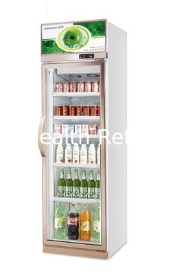 480L Commercial Beverage Cooler with Danfoss Compressor and 0-10℃ Temperature Control Glass Door Refrigerator