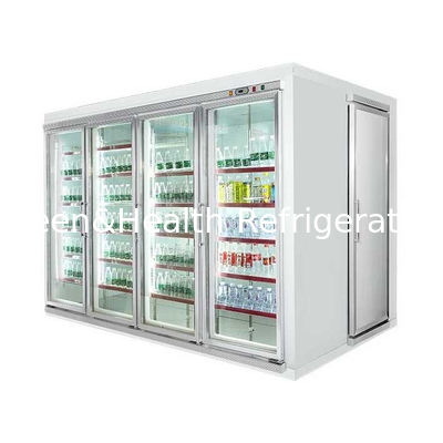 Commercial Walk In Cold Room Display Freezer With Multi Doors