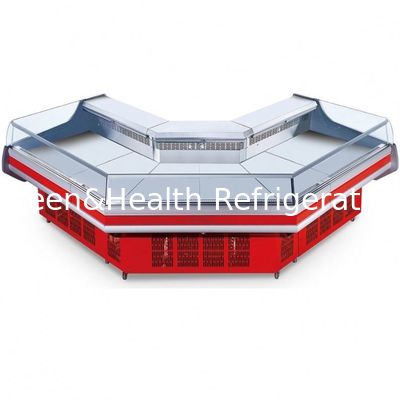 Butchery Meat Fish Chiller Display Showcase Large Capacity Energy Saving
