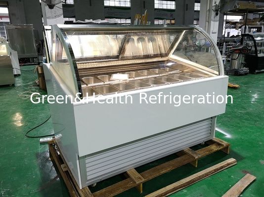 Dynamic Cooling 10 Flavors Ice Cream Display Freezer 1030*1130*1250mm