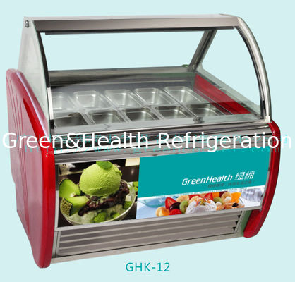 4 Trays - 20 Trays Working Table Ice Cream Display Refrigeration Under Bottom