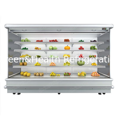 Fan Cooling Refrigerated  Fruit Vegetable Multideck Open Chiller