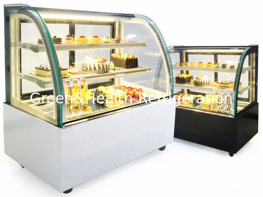 Adjustable Shelves 220v Breads Cake Display Freezer