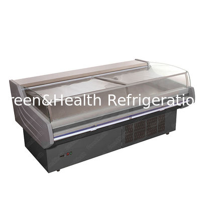 Stainless Steel Meat Deli Display Refrigerator For Restaurant
