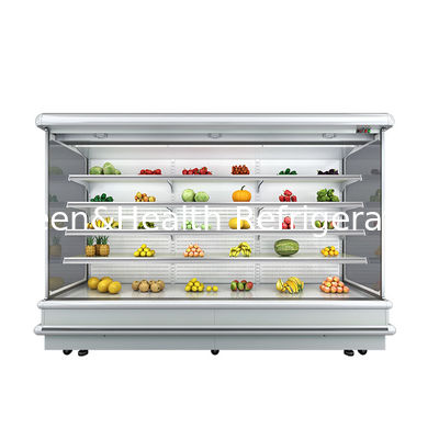 Open Vegetable Chiller Refrigerators Display Freezer For Supermarket