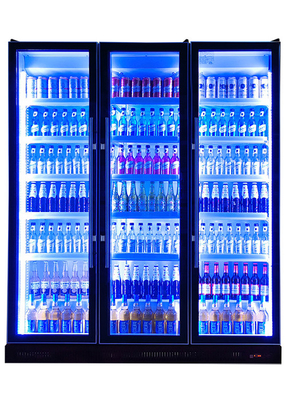 R404a Commercial Beverage Freezer Drink Beer Display Fridge