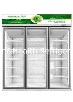 OEM Supermarket Vertical Commercial Display Freezer Beverage Display Cooler