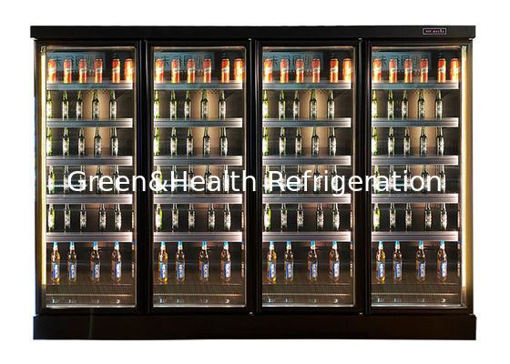 Luxury Multideck Chiller Beer Fridge Liquor Display Cabinet For Bar Pub