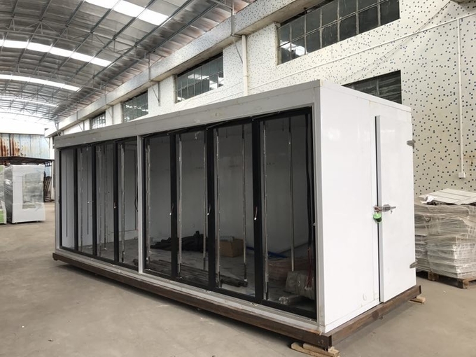 Automatic Defrost Commercial Beverage Cooler / Walk In Fridge Freezer