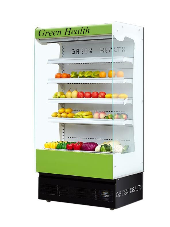 Slimline Multideck Open Chiller For Busy Retail Settings / Fruit And